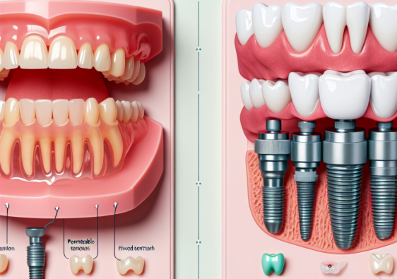 Czym różni się proteza ruchoma od stałej?