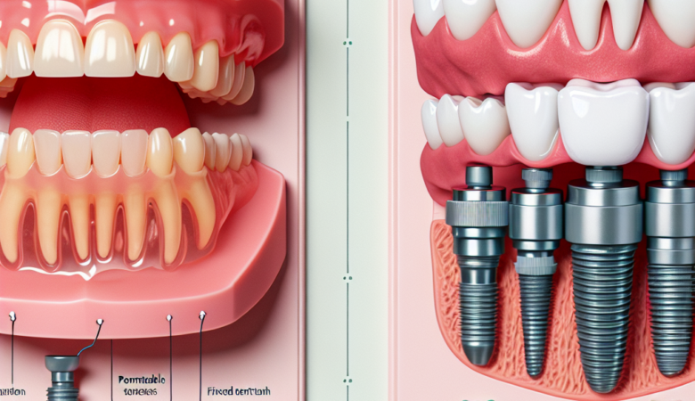 Czym różni się proteza ruchoma od stałej?